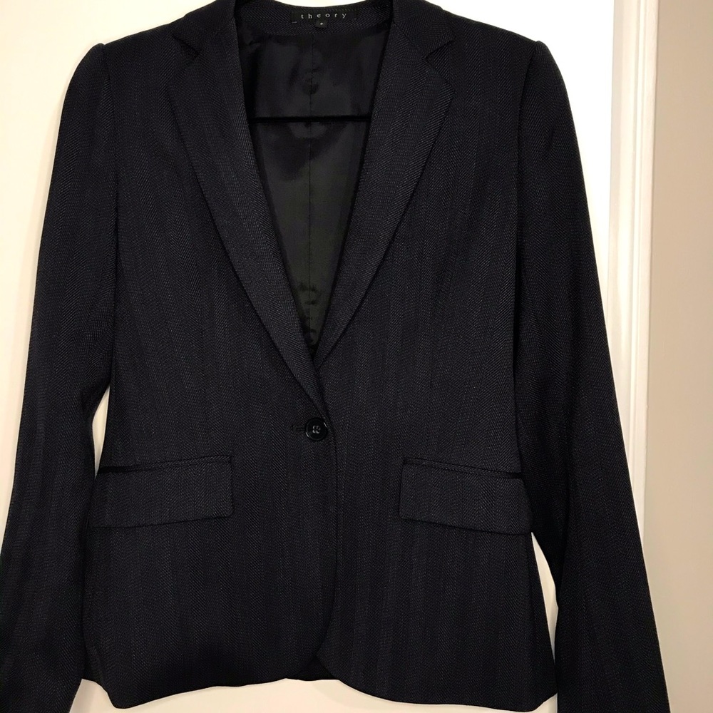 Theory, wool blazer, size 0
